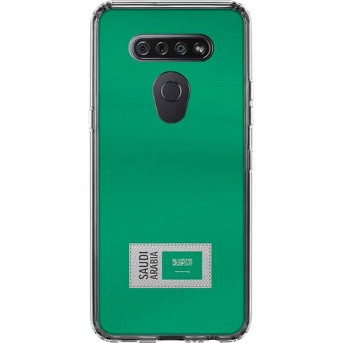 Saudi Arabia Soccer Flag LG K51/Q51 Clear Case