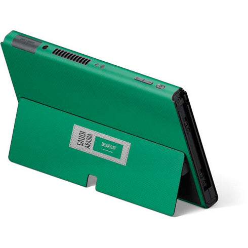 Saudi Arabia Soccer Flag Nintendo Switch OLED (2021) Skin