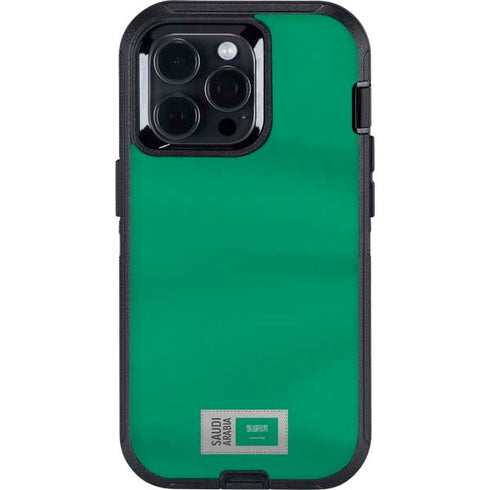 Saudi Arabia Soccer Flag Otterbox Defender iPhone Skin