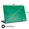 Saudi Arabia Soccer Flag Universal Laptop 18in (14.6 x 10.6in) Skin