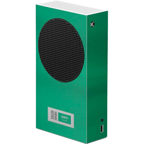 Saudi Arabia Soccer Flag Xbox Series S Console Skin