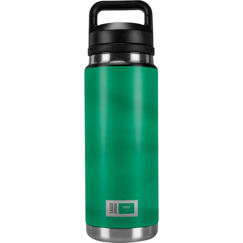 Saudi Arabia Soccer Flag YETI Rambler 26oz Bottle Skin