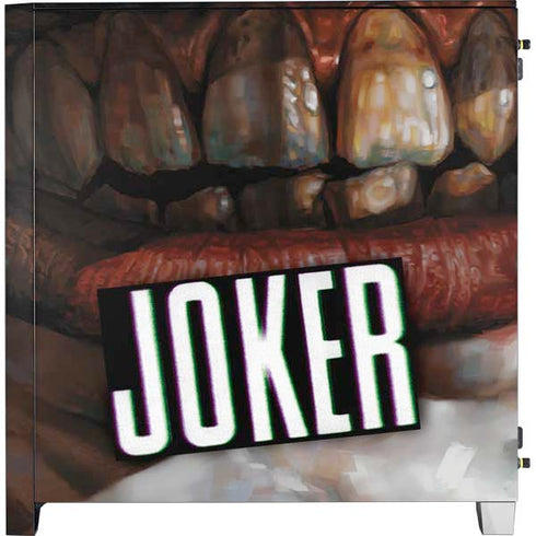 DC Comics Joker Graphic Novel Cover 2008 Art by Lee Bermejo Corsair 4000D Tempered Glass Mid-Tower ATX Case Skin