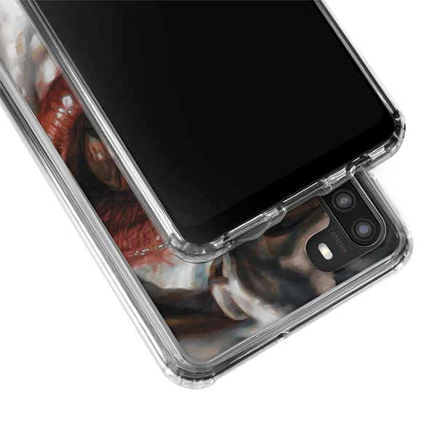DC Comics Joker Graphic Novel Cover 2008 Art by Lee Bermejo Galaxy A21 Clear Case
