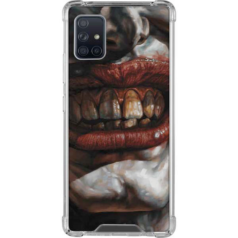 DC Comics Joker Graphic Novel Cover 2008 Art by Lee Bermejo Galaxy A51 5G Clear Case