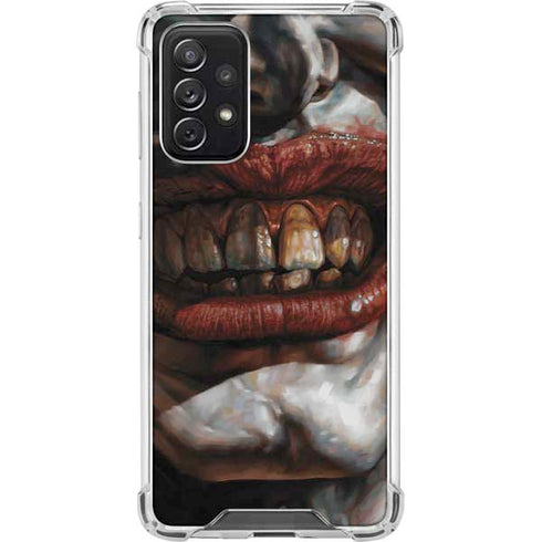 DC Comics Joker Graphic Novel Cover 2008 Art by Lee Bermejo Galaxy A72 5G Clear Case