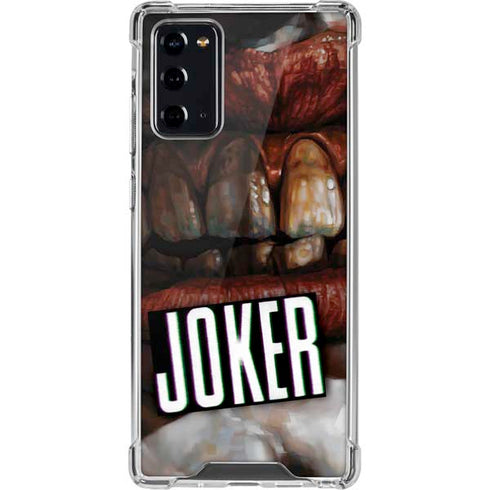DC Comics Joker Graphic Novel Cover 2008 Art by Lee Bermejo Galaxy Note20 5G Clear Case
