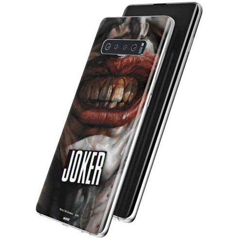 DC Comics Joker Graphic Novel Cover 2008 Art by Lee Bermejo Galaxy S10 Skin