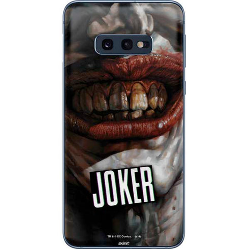 DC Comics Joker Graphic Novel Cover 2008 Art by Lee Bermejo Galaxy S10e Skin