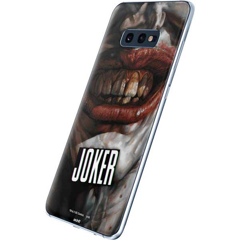 DC Comics Joker Graphic Novel Cover 2008 Art by Lee Bermejo Galaxy S10e Skin