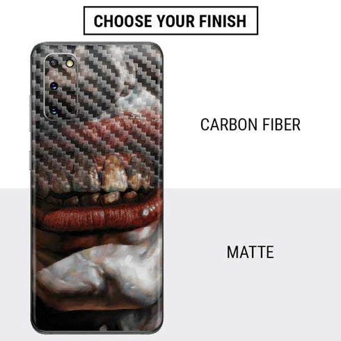 DC Comics Joker Graphic Novel Cover 2008 Art by Lee Bermejo Galaxy S20 Skin