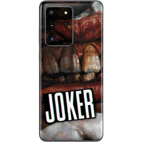 DC Comics Joker Graphic Novel Cover 2008 Art by Lee Bermejo Galaxy S20 Ultra 5G Skin