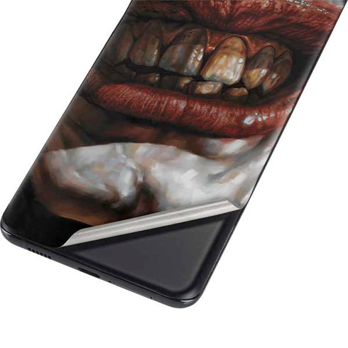 DC Comics Joker Graphic Novel Cover 2008 Art by Lee Bermejo Galaxy S21 Plus 5G Skin