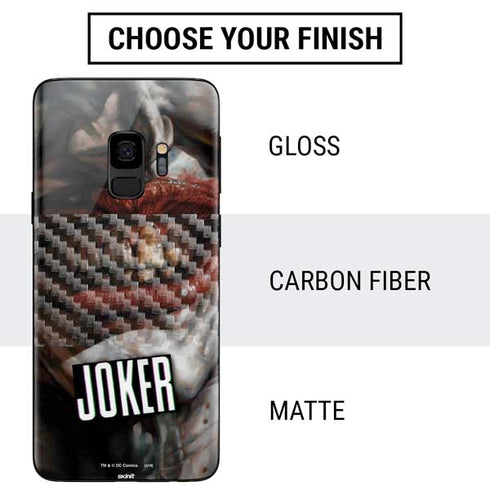 DC Comics Joker Graphic Novel Cover 2008 Art by Lee Bermejo Galaxy S9 Skin