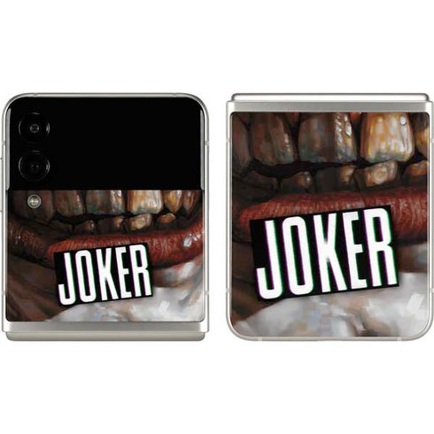 DC Comics Joker Graphic Novel Cover 2008 Art by Lee Bermejo Galaxy Z Flip3 5G Skin