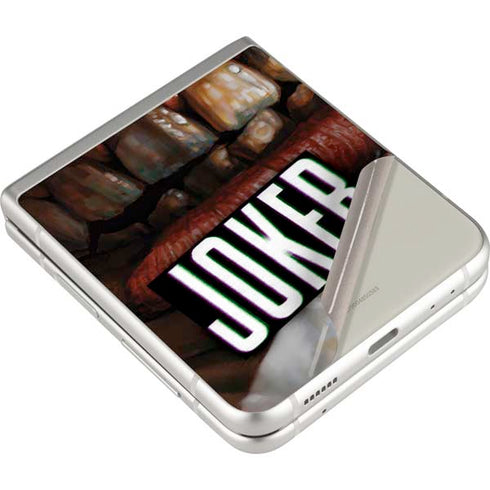 DC Comics Joker Graphic Novel Cover 2008 Art by Lee Bermejo Galaxy Z Flip3 5G Skin