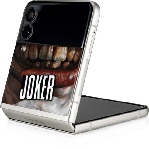 DC Comics Joker Graphic Novel Cover 2008 Art by Lee Bermejo Galaxy Z Flip3 5G Skin