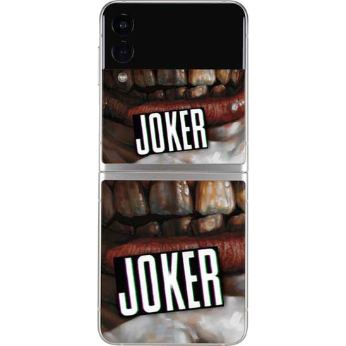 DC Comics Joker Graphic Novel Cover 2008 Art by Lee Bermejo Galaxy Z Flip4 5G Skin