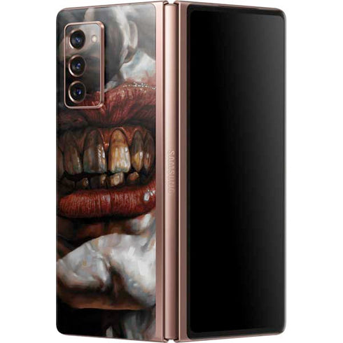 DC Comics Joker Graphic Novel Cover 2008 Art by Lee Bermejo Galaxy Z Fold2 5G Skin