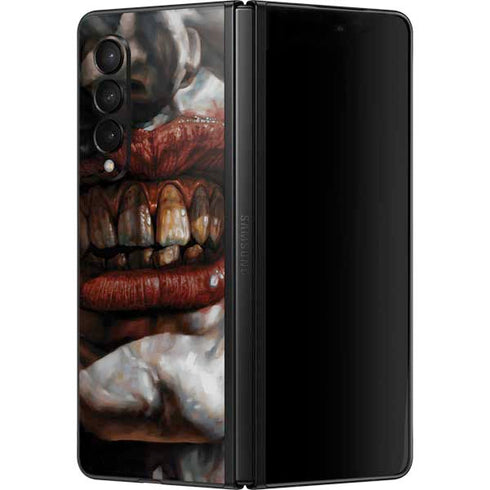 DC Comics Joker Graphic Novel Cover 2008 Art by Lee Bermejo Galaxy Z Fold3 5G Skin