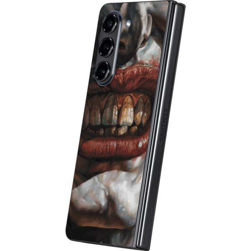 DC Comics Joker Graphic Novel Cover 2008 Art by Lee Bermejo Galaxy Z Fold5 5G Skin