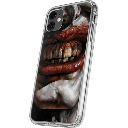 DC Comics Joker Graphic Novel Cover 2008 Art by Lee Bermejo iPhone 11 Clear Case