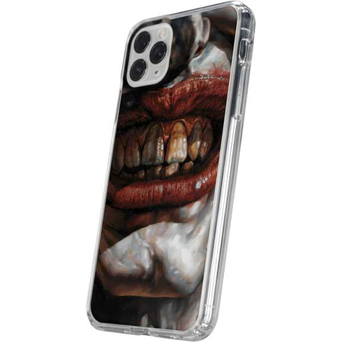DC Comics Joker Graphic Novel Cover 2008 Art by Lee Bermejo iPhone 11 Pro Clear Case