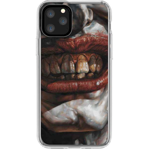 DC Comics Joker Graphic Novel Cover 2008 Art by Lee Bermejo iPhone 11 Pro Clear Case