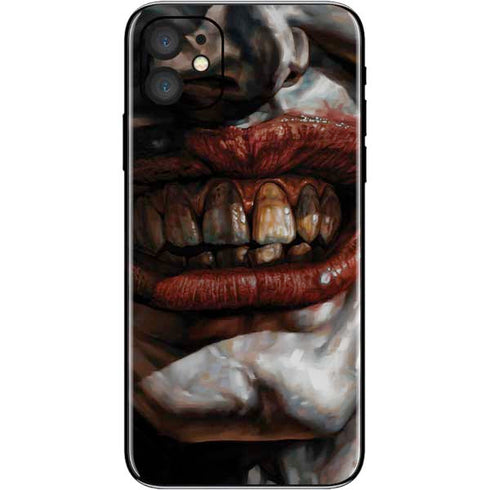 DC Comics Joker Graphic Novel Cover 2008 Art by Lee Bermejo iPhone 11 Skin