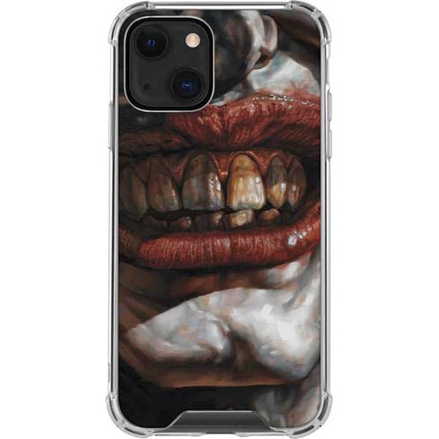 DC Comics Joker Graphic Novel Cover 2008 Art by Lee Bermejo iPhone 13 Mini Clear Case