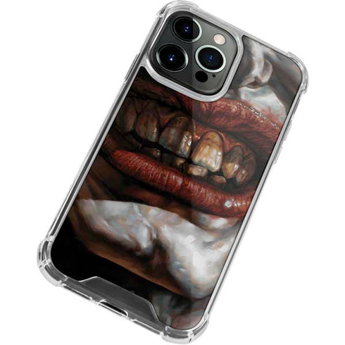 DC Comics Joker Graphic Novel Cover 2008 Art by Lee Bermejo iPhone 15 Pro Clear Case