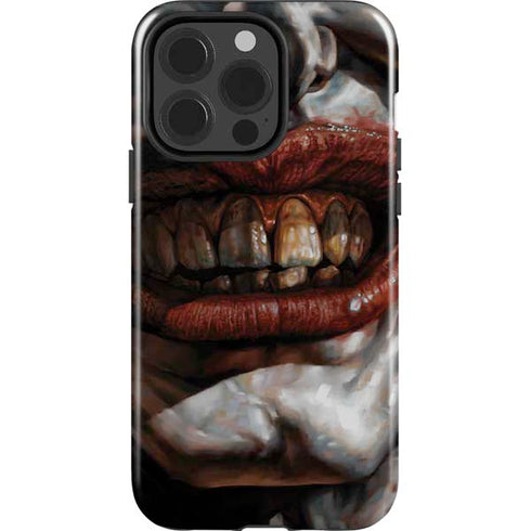 DC Comics Joker Graphic Novel Cover 2008 Art by Lee Bermejo iPhone 15 Pro Impact Case