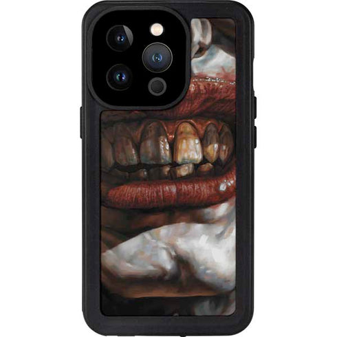 DC Comics Joker Graphic Novel Cover 2008 Art by Lee Bermejo iPhone 14 Pro Waterproof Case