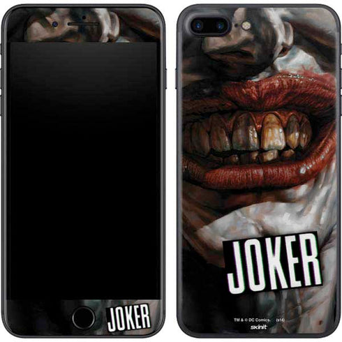 DC Comics Joker Graphic Novel Cover 2008 Art by Lee Bermejo iPhone 7 Plus Skin