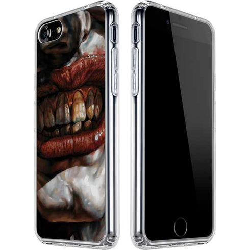 DC Comics Joker Graphic Novel Cover 2008 Art by Lee Bermejo iPhone SE (2nd & 3rd Gen) Clear Case