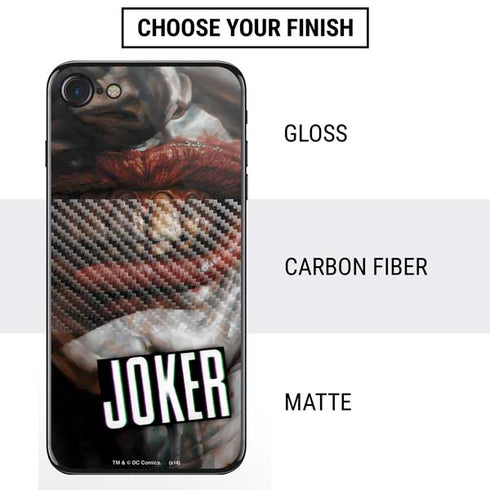 DC Comics Joker Graphic Novel Cover 2008 Art by Lee Bermejo iPhone SE (2nd & 3rd Gen) Skin