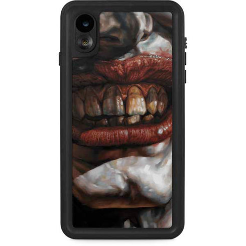 DC Comics Joker Graphic Novel Cover 2008 Art by Lee Bermejo iPhone XR Waterproof Case