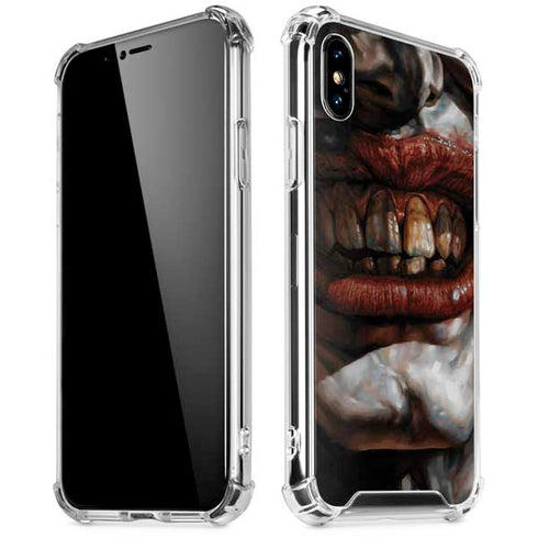 DC Comics Joker Graphic Novel Cover 2008 Art by Lee Bermejo iPhone XS Max Clear Case