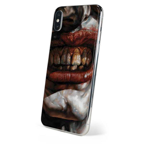 DC Comics Joker Graphic Novel Cover 2008 Art by Lee Bermejo iPhone XS Max Skin