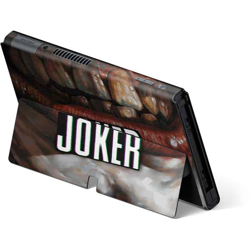 DC Comics Joker Graphic Novel Cover 2008 Art by Lee Bermejo Nintendo Switch OLED (2021) Skin