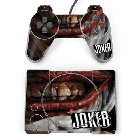 DC Comics Joker Graphic Novel Cover 2008 Art by Lee Bermejo PlayStation Classic Bundle Skin