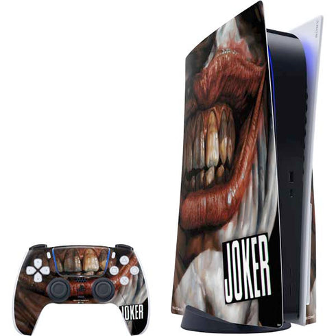 DC Comics Joker Graphic Novel Cover 2008 Art by Lee Bermejo PS5 Bundle Skin