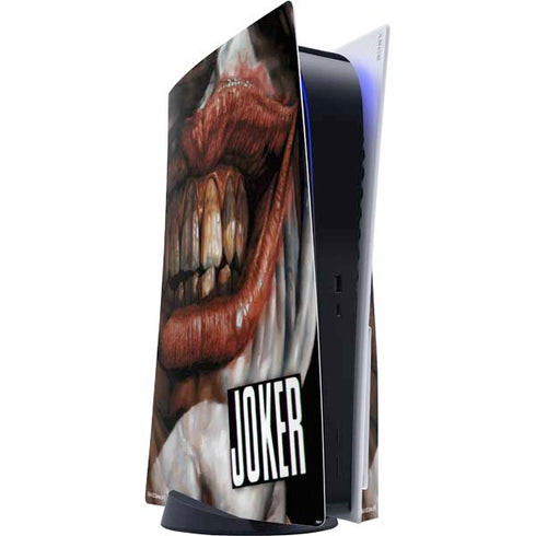 DC Comics Joker Graphic Novel Cover 2008 Art by Lee Bermejo PS5 Console Skin