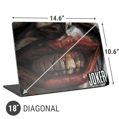DC Comics Joker Graphic Novel Cover 2008 Art by Lee Bermejo Universal Laptop 18in (14.6 x 10.6in) Skin