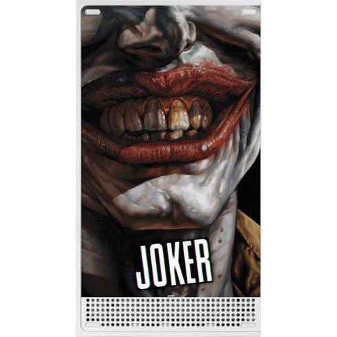 DC Comics Joker Graphic Novel Cover 2008 Art by Lee Bermejo Xbox Series S Console Skin