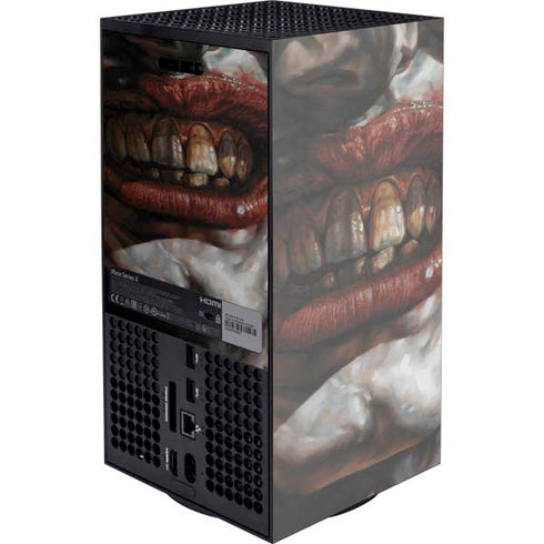 DC Comics Joker Graphic Novel Cover 2008 Art by Lee Bermejo Xbox Series X Console Skin