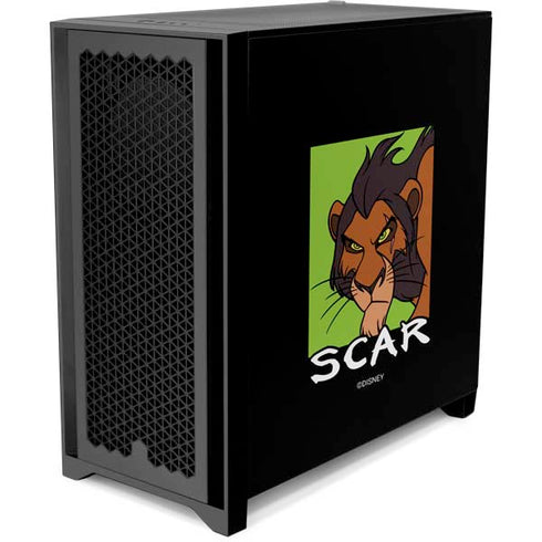 Disney Villains Scar Corsair 4000D Tempered Glass Mid-Tower ATX Case Skin