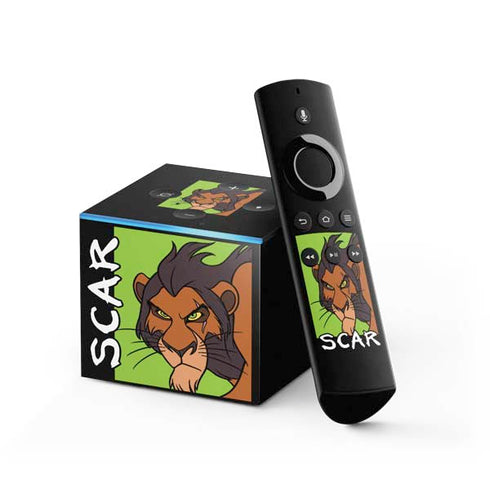 Disney Villains Scar Fire TV Cube Skin