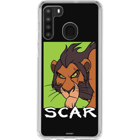 Disney Villains Scar Galaxy A21 Clear Case