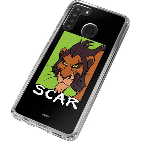Disney Villains Scar Galaxy A21 Clear Case